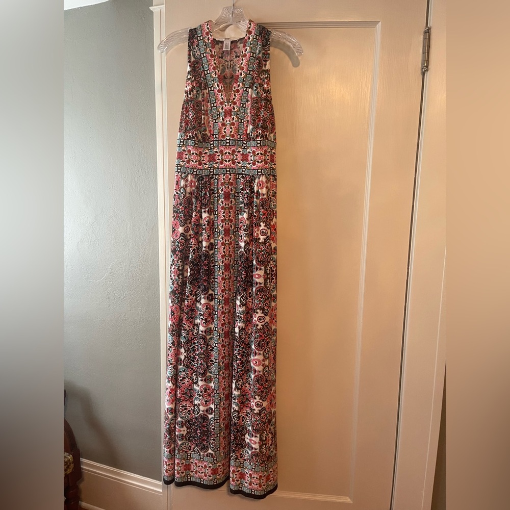 Multi Color Jersey Maxi Dress 8P